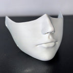 Fashion Hand Painted Half Face Mask Retro Antique Style Peking Opera Mask Cosplay Role Play Mask DIY Home Wall Decor Party Gift